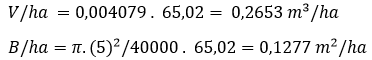 distribuição diamétrica