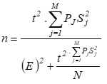 estratificação de áreas