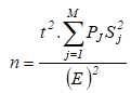 estratificação de áreas