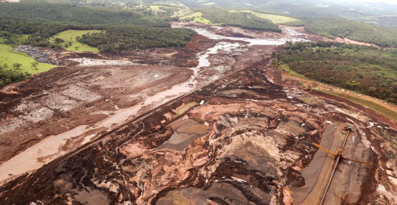 Rompimento de barragem - Brumadinho após o crime