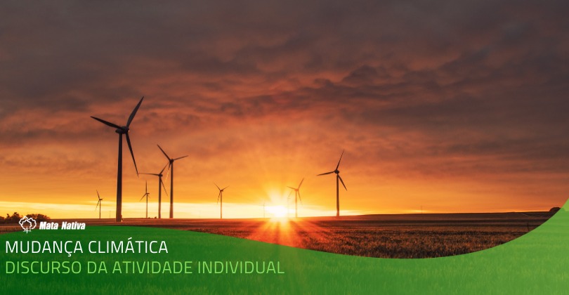 Mudança climática: o discurso da atitude individual