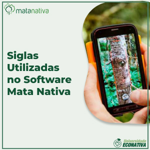 Siglas Utilizadas no Software Mata Nativa